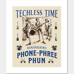 Techless Time Band TShirt Posters and Art